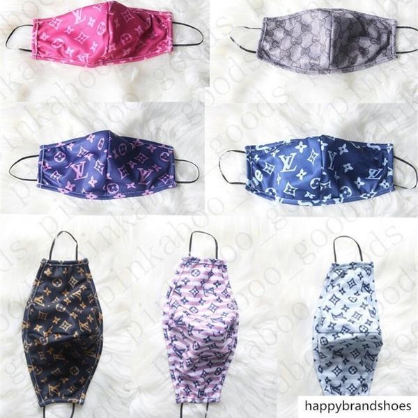 

aix20bdesigner brand milk fiber face breathable double layer mask luxury letter sunproof cycling mouth cover facemask me