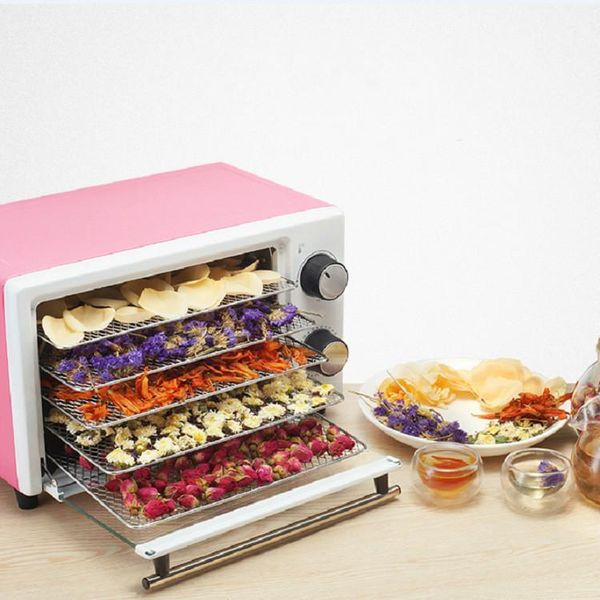 

dehydrators dried fruit vegetables meat machine household mini dehydrator pet dehydrated 5 trays snacks air dryer eu1