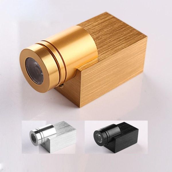 

10pcs living room lamp 3w ac220v ac110v led wall lamp villa outdoor aisle modern aluminum square wandlamp