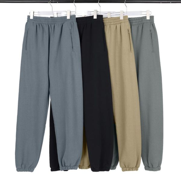 

fahsion vintage trousers elastic fashion couple women mens streetwear pants, Black