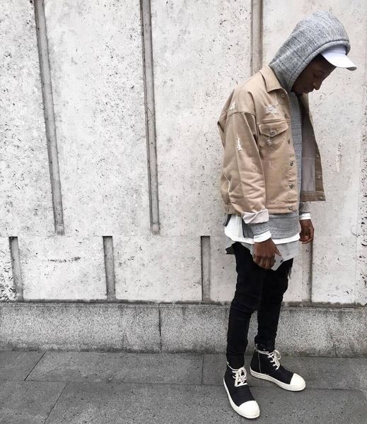 

oem fog dropshipping stock khaki jacket mens