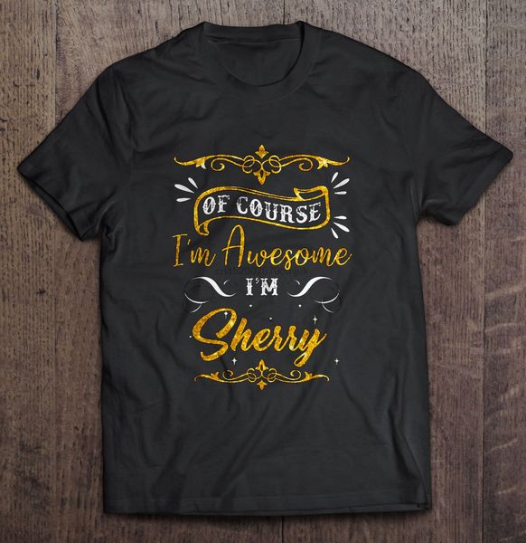 

men t shirt of course i'm awesome i'm sherry women t-shirt sport hooded sweatshirt hoodie