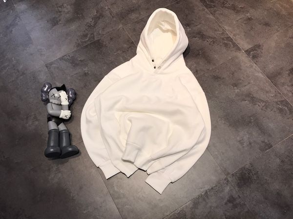 

090713 autumn 2020 embroidered hoodie new fashion versatile white lovers small label embroiderystyle hoodie gipah, Black