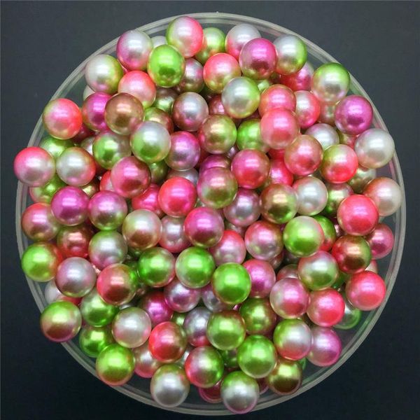 

new 3/4/5/6/8mm color acrylic no hole round pearl loose beads jewelry making new 3/4 bbytjm, Black