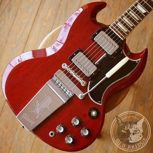 

sg standard cherry 1965 vintage made in usa w/ maestro vibrato