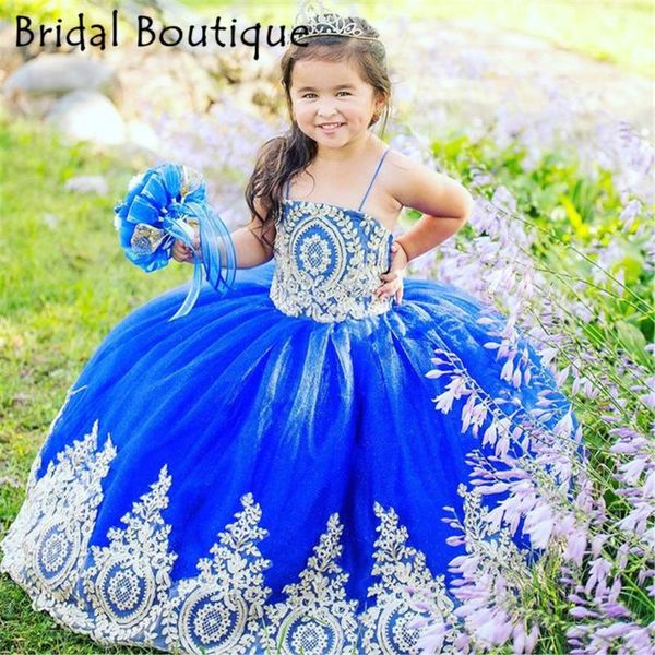 

girl's dresses royal blue ball gown children princess dress beauty pageant puffy flower girl birthday pography, Red;yellow