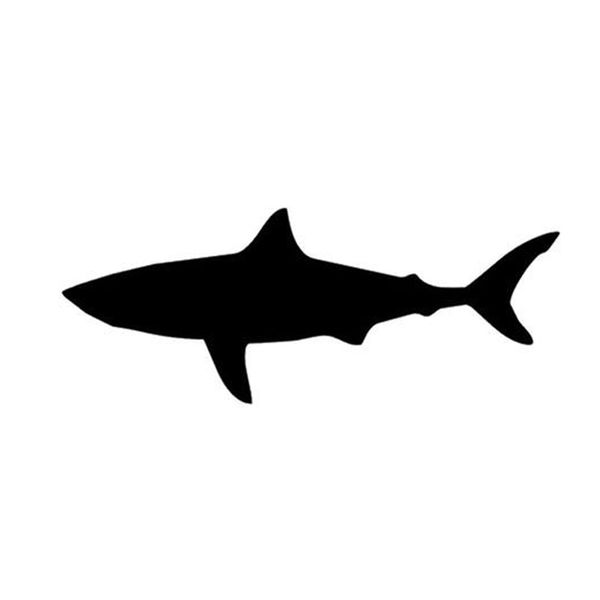 

18*7cm car sticker shark ocean surf beach motorcycles personality reflective car stickers and decals ct-793