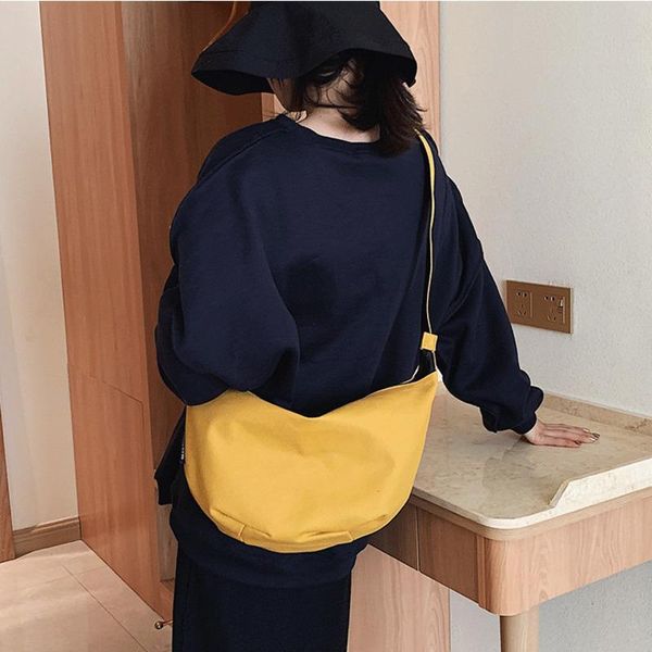 

повседневные сумки холст crossbody пельмени для женщин 2020 конструктор плеча сумку женщина сумки и кошельки