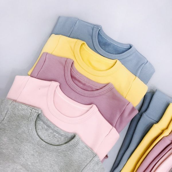 

flannel girls thickened home baby clothes with warm pajamas clothing sets shirt pants kids leisure wear 6m-3t, Blue;red