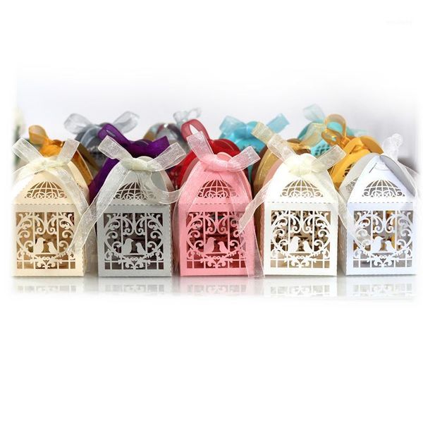 

gift wrap 30 50pcs wedding party guests box packaging bird love heart laser cut paper candy boxes baby shower chocolate cookie box1