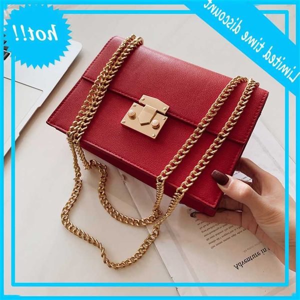 

xiaofang women's new korean fashion versatile red single shoulder messenger bag in spring and summer of 2019