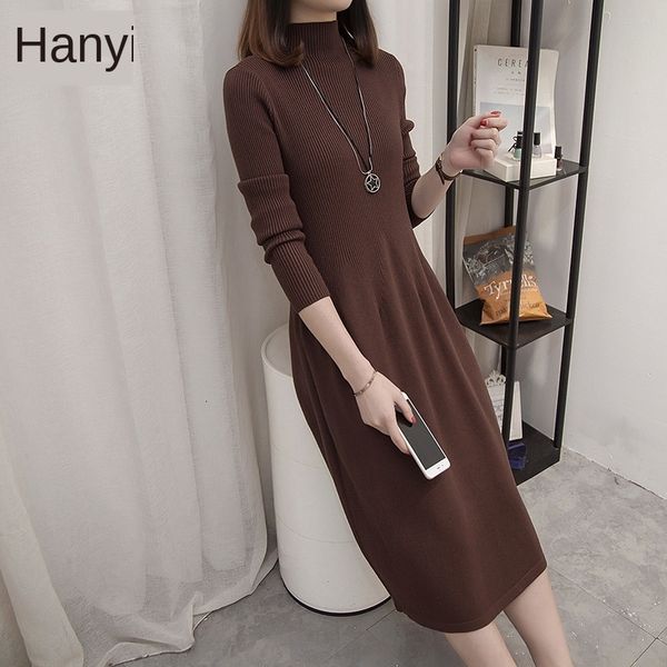 

yzrpe new winter ohrpp women's long-sleeved winter long-sleeved women's dress new dress, Black;gray