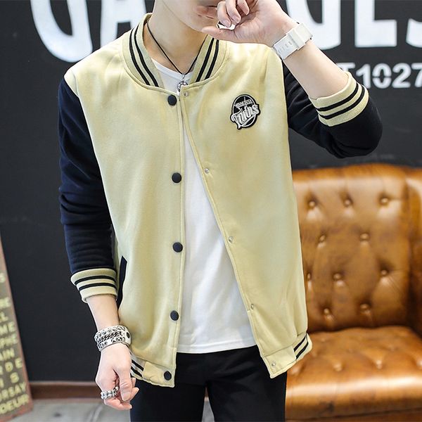 

spring baseball uniform men's korean version of streetwear, Black
