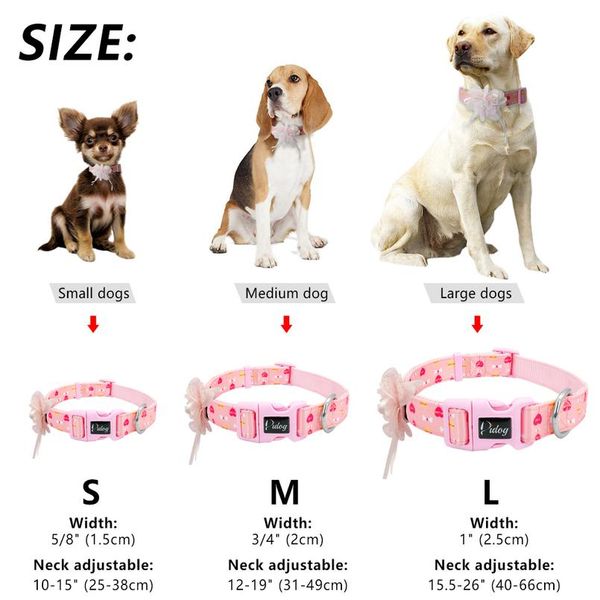 

fashion pet collar adjustable nylon dog collar for small medium large dogs chihuahua with cute bowt wmtnjh