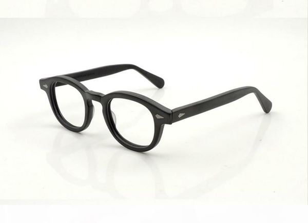 

lemtosh glasses frame clear lense johnny depp glasses myopia eyeglasses retro oculos de grau men and women myopia eyeglasses frames, White;black