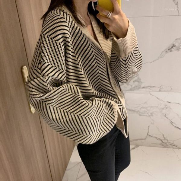 

new oversize women sweaters autumn vintage cardigans loose winter sweater women knitted plus size cardigan knit button1, White