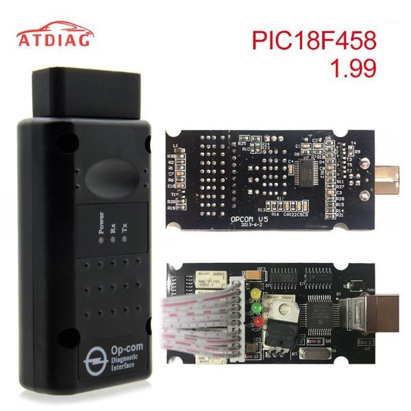 

code readers & scan tools op com v1.65 v1.78 v1.99 with pic18f458 ftdi op-com obd2 auto diagnostic tool for opcom v1.7 can be flash update1