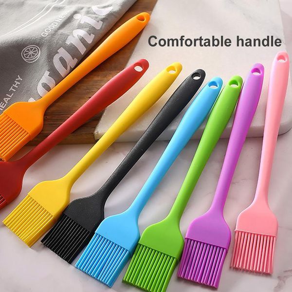 

2020 new 1pc large food grade sile basting brush pancake bbq oil brush heat resistant pastry butter cooking bak qylryq