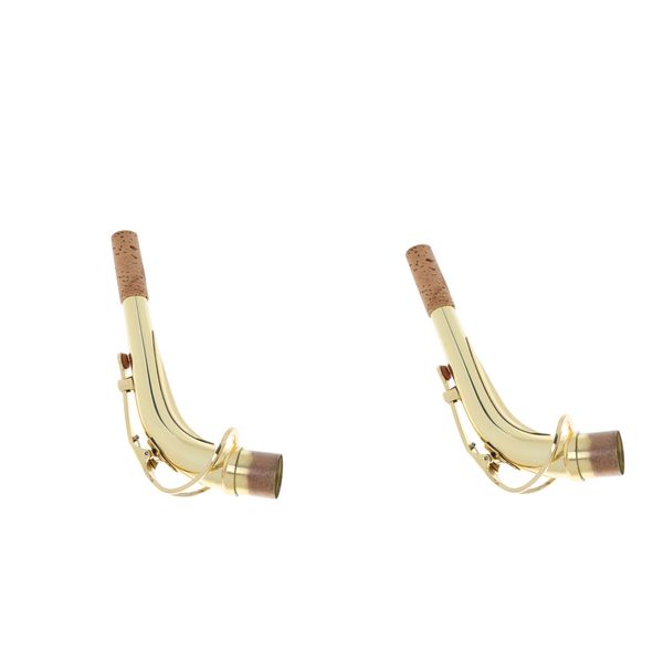 

2pcs латунь сакс шеи для eb alto саксофона частей