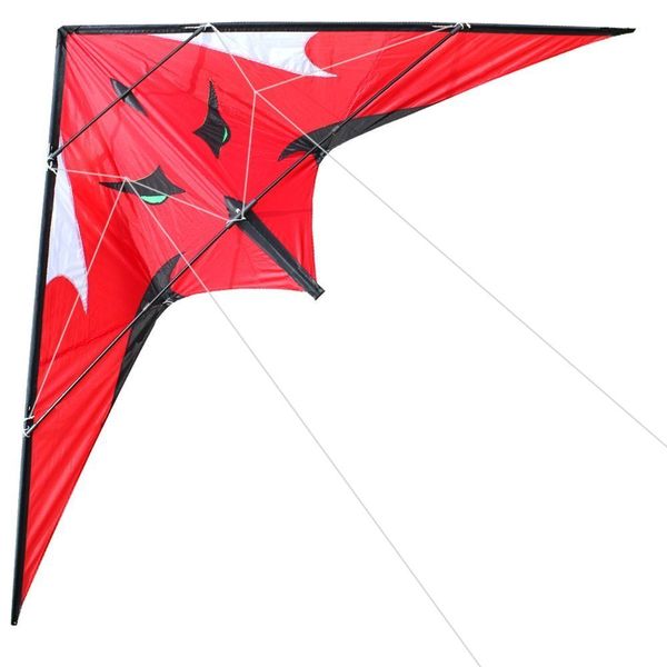 

newly arrived 48 inch professional double line kite cascade line with handle and good output line for flight factory