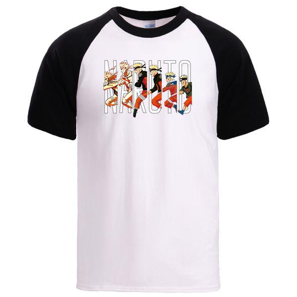 

cartoon naruto mens summer short sleeve 2020 new arrival sportswear loose fit tee man sport hooded sweatshirt hoodie men t shirt