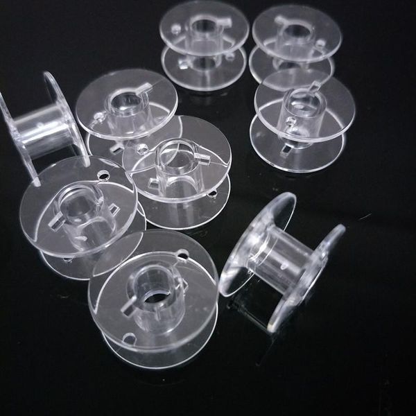 

горячие продаем 10pcs clear plastic слейте катушки для brother janome singer швейные машины bb5549 горячие продаем bbyafc bwkf
