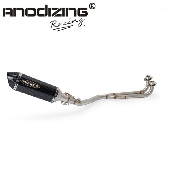 

exhaust full system for t-max tmax 500 tmax500 tmax 530 tmax530 2008-2016 with exhaust link pipe slip on1