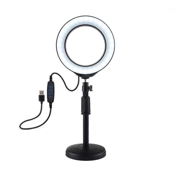 

tripods led fill light bracket ring 1/4 screw interface universal small portable pography tripod round1