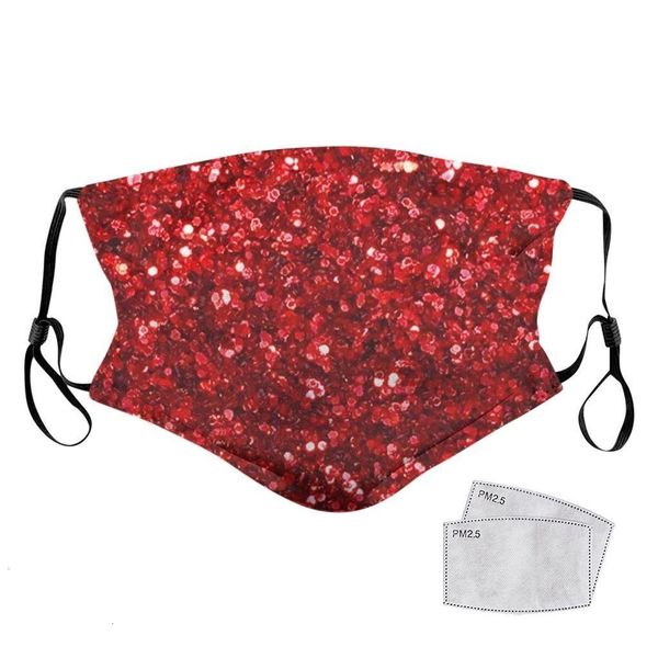 

3 masks face layer sequin with fashion 2pcs filter dustproof and haze nightclub mask xd23733 akrz#