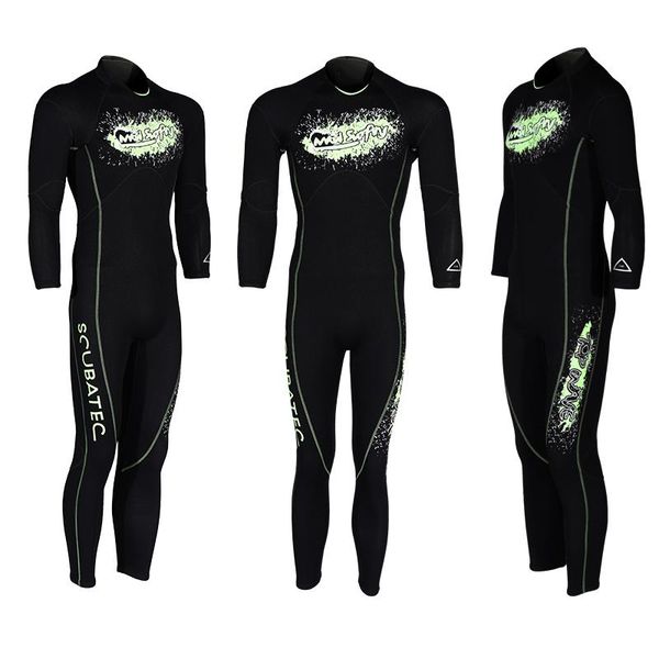 

men women wetsuit full 3mm neoprene surfing scuba diving snorkeling swimming suit solid black long sleeve wet suit back zipper