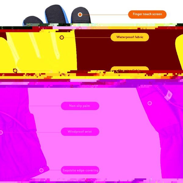 

ski gloves rechargeable heated lithium battery self winter warm for cycling thermal heating