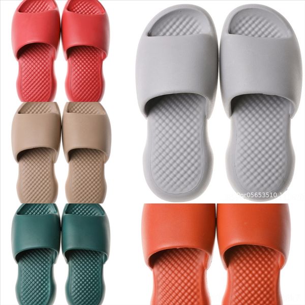 

6tvq men women summer 3d with slipper rubber sandals beach slide fashion scuffs indoor slippers shoes size eur, Black