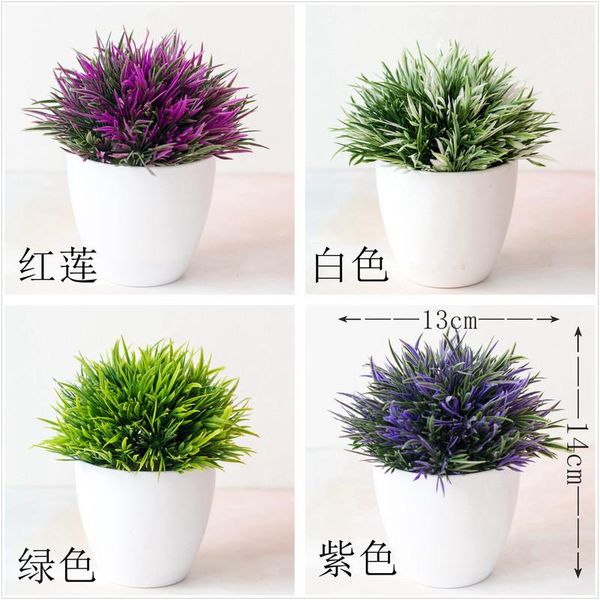 

decorative flowers & wreaths artificial plants green bonsai small tree pot fake flower potted ornaments for home living room office decorati