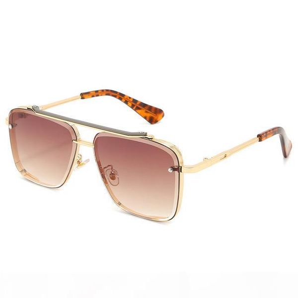 

fashion oversized metal sunglasses vintage large frame plank lightweight sunglass men women retro adumbral sun glass, White;black