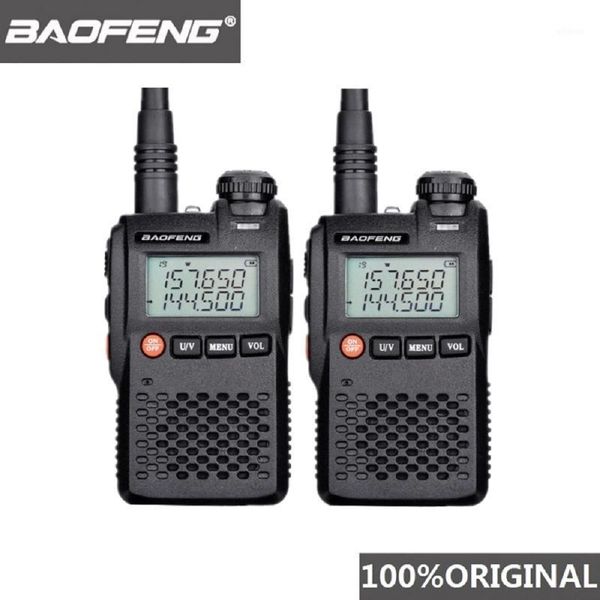 

walkie talkie 2pcs baofeng uv-3r uv3r mini woki toki ham radio comunicador cb station hf transceiver uv 3r talkie-walkie1