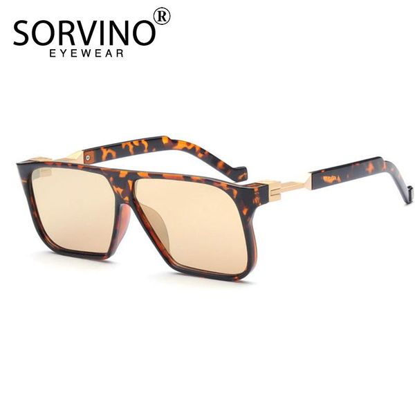 

sunglasses sorvino retro oversized mirror square men summer 2021 brand designer luxury flat 90s big sun glasses shades p425, White;black