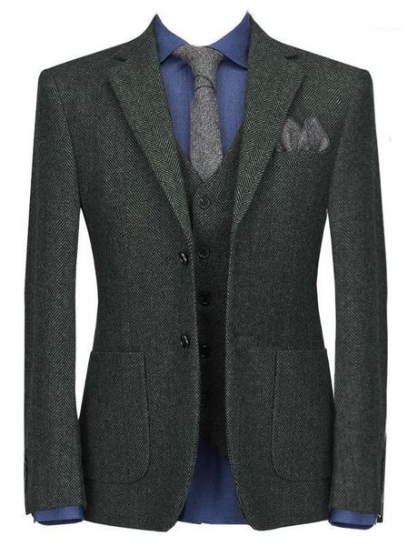 

tailor made slim fit men suits for wedding prom party 2019 3 piece peaked lapel custom groom tuxedos ivory set jacket pants vest1, White;black