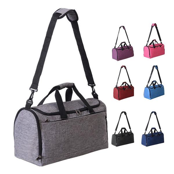 

travel sport bag handbag beach shoulder bag crossbody pu large capacity fashion couples duffel package