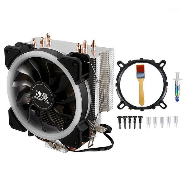 

snowman cpu cooling system direct contact cpu cooler master heat pipes e tower cooling rgb fan with pwm fans1