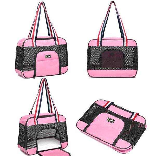 

portable dog carrier bag breathable mesh pet puppy travel bag backpack outdoor shoulder bag for small dogs cats chihuahu jllxva