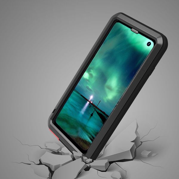 

доспех 360 полный protect корпус samsung galaxy plus s10 lite алюминиевый металл + силиконовые телефон дела для s10e противоударно capa