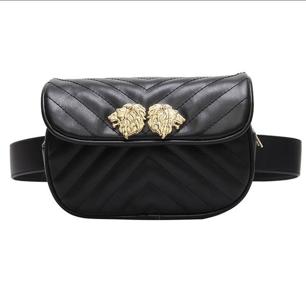 

ruilang new 2018 ladies leather waist chest women female waist fashion pack belt pu handbag bag feme bag jpqad