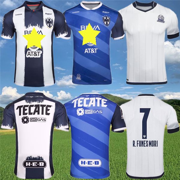 

cf monterrey soccer jersey 2020 2021 c.rodríguez r.funes mori j.gallardo v.janssen j.medina 75 years football shirt, Black;yellow