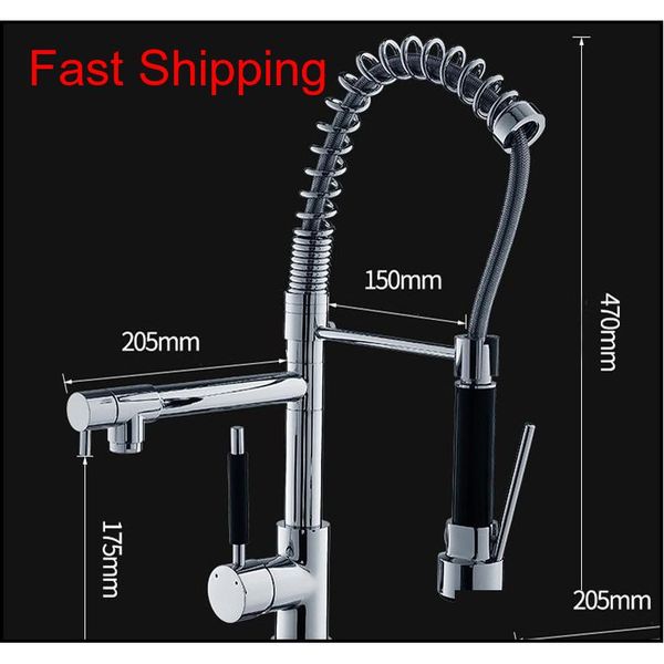 

modern chrome brass spring kitchen faucet swivel spout sink mixe qylzuy yh_pack