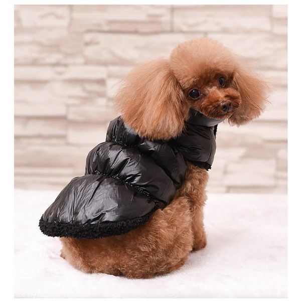 

dog apparel winter pet clothes warm thicken waterproof dogs jacket outfit coat padded vest for small large