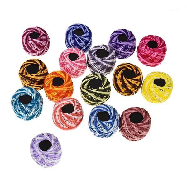 

16pcs diy craft embroidery thread knitting dyeing line sewing accessories cross stitch embroidery threads1, Black;white