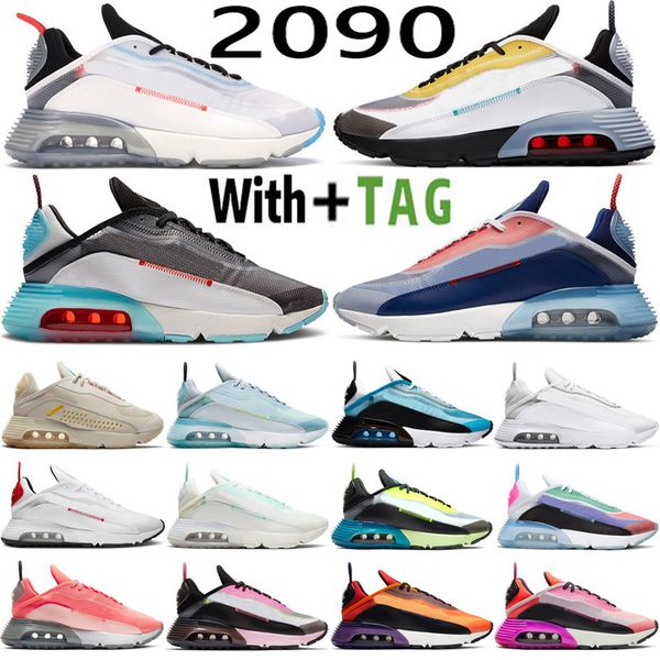 

2021 breathable 2090 og ultra mens women running shoes speed yellow platinum be true volt blue usa sail sports sneakers trainers size 36-45