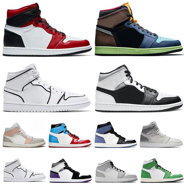 

socks 1s jumpman 1 mens womens basketball shoes light smoke grey high og obsidian unc sports designer outdoor sneakers shoe