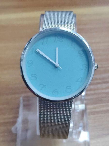 

watch simple and fashionable women's quartz, Slivery;brown