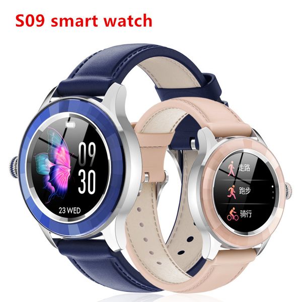 

eseed 2021 s09 women smart watch ip67 waterproof heart rate blood pressure monitor bluetooth control smart watch for android ios